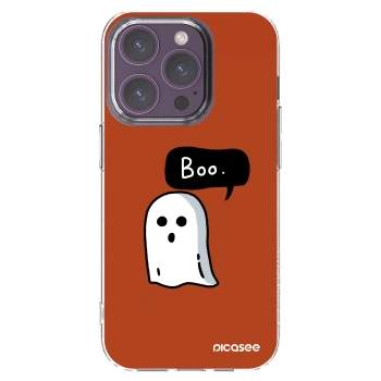 Picasee silikonska prozirna maskica za Apple iPhone 14 Pro - Boo