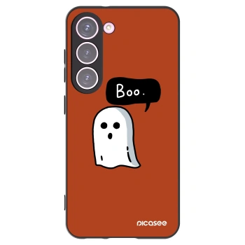 Picasee crna silikonska maskica za Samsung Galaxy S23 5G - Boo