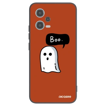 Picasee crna silikonska maskica za Xiaomi Redmi Note 12 5G - Boo