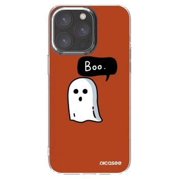 Picasee silikonska prozirna maskica za Apple iPhone 15 Pro Max - Boo
