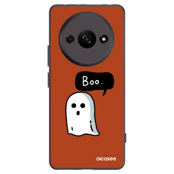 Picasee crna silikonska maskica za Xiaomi Redmi A3 - Boo
