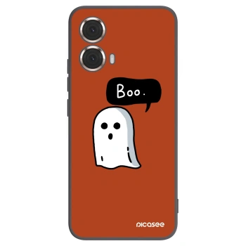 Picasee crna silikonska maskica za Motorola Moto G85 - Boo