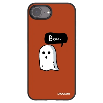 Picasee crna silikonska maskica za Apple iPhone 17e - Boo