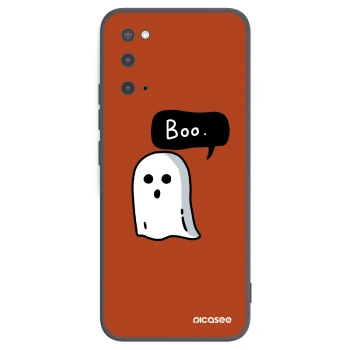 Picasee crna silikonska maskica za Samsung Galaxy S20 G980F - Boo
