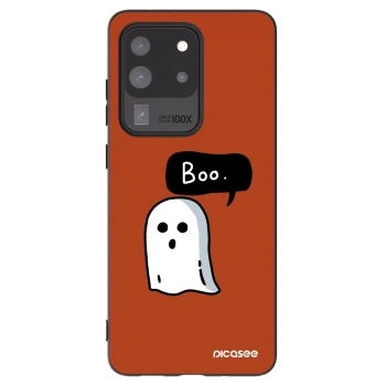 Picasee crna silikonska maskica za Samsung Galaxy S20 Ultra 5G G988F - Boo