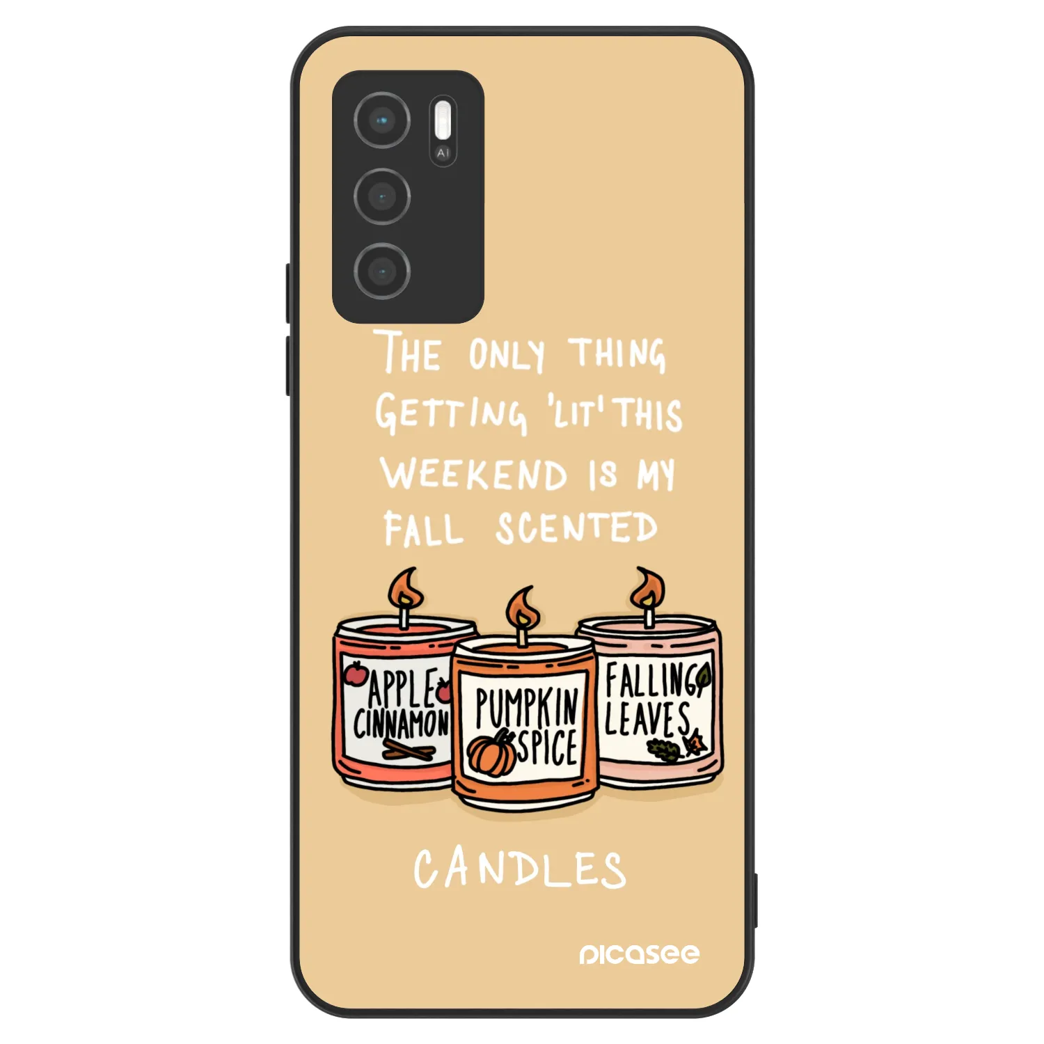 Picasee ULTIMATE CASE za OPPO A16 - Candles