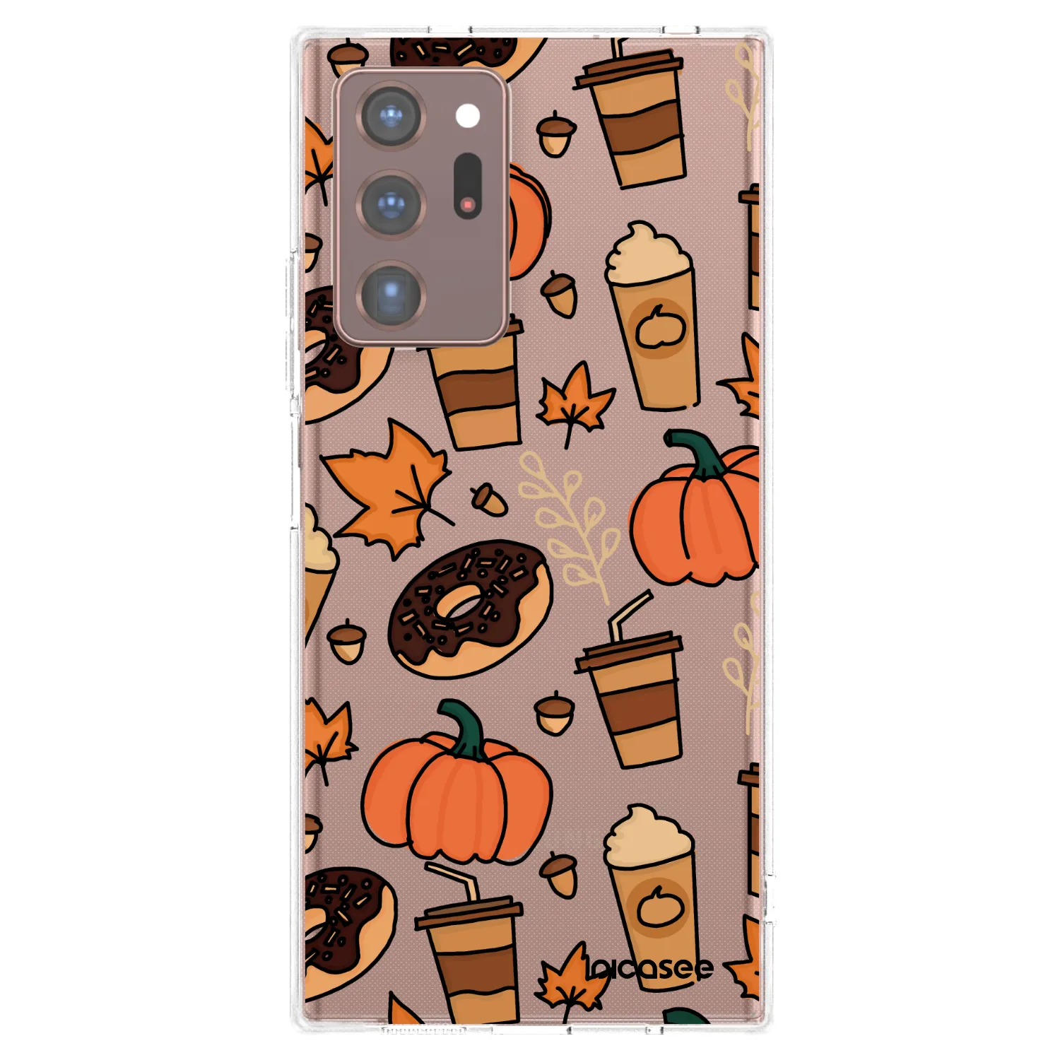 Picasee silikonska prozirna maskica za Samsung Galaxy Note 20 Ultra - Fallovers