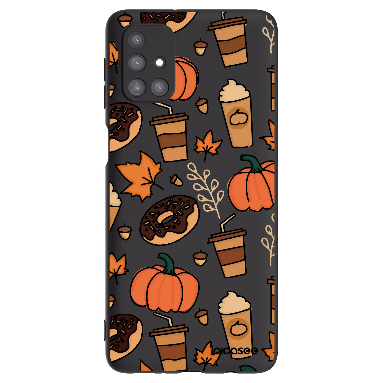 Picasee crna silikonska maskica za Samsung Galaxy M31s - Fallovers