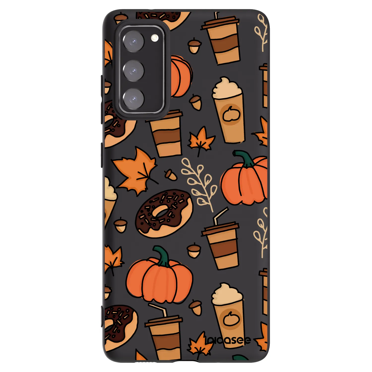 Picasee crna silikonska maskica za Samsung Galaxy S20 FE - Fallovers