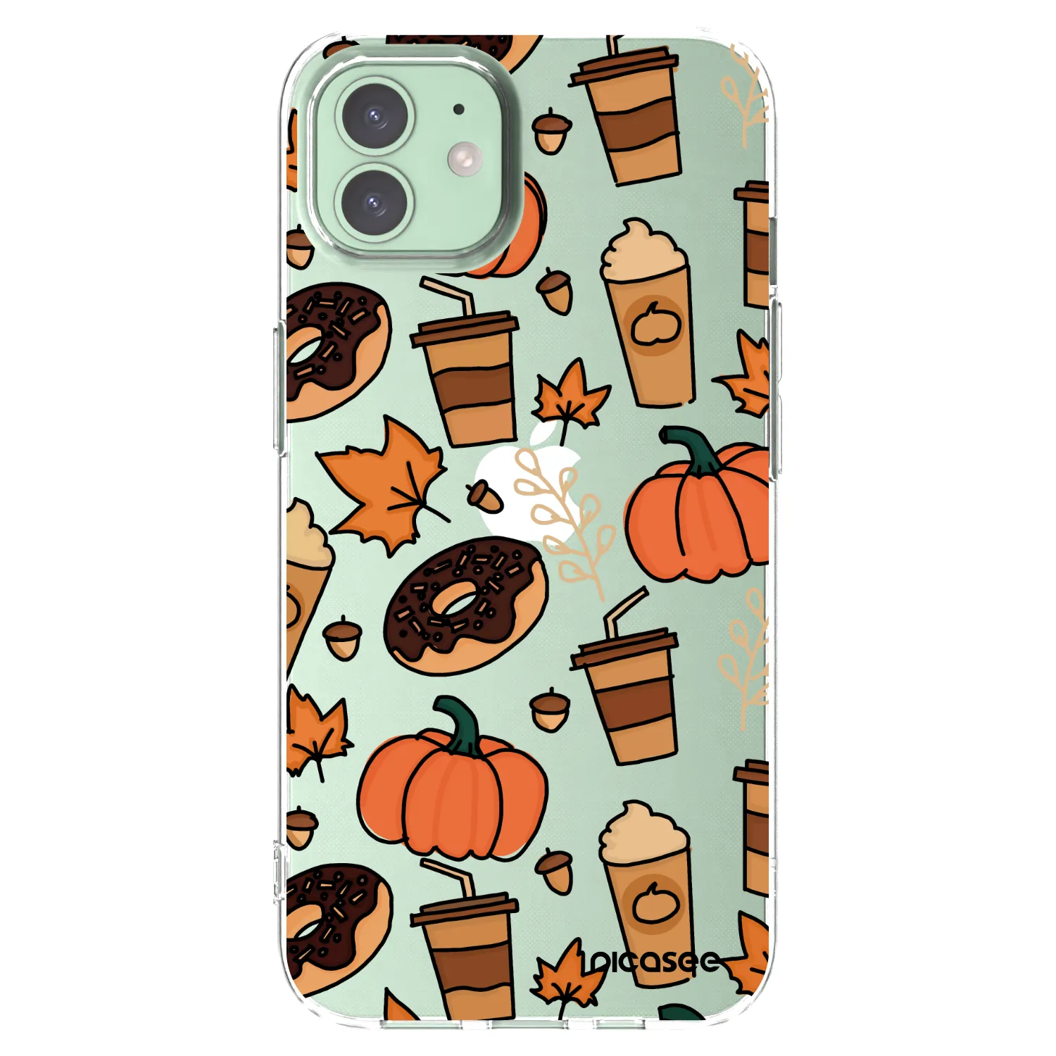 Picasee silikonska prozirna maskica za Apple iPhone 12 - Fallovers