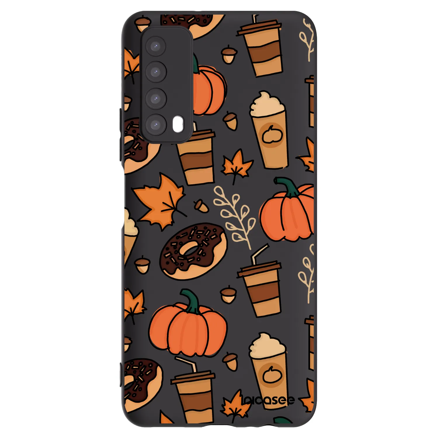 Picasee crna silikonska maskica za Huawei P Smart 2021 - Fallovers