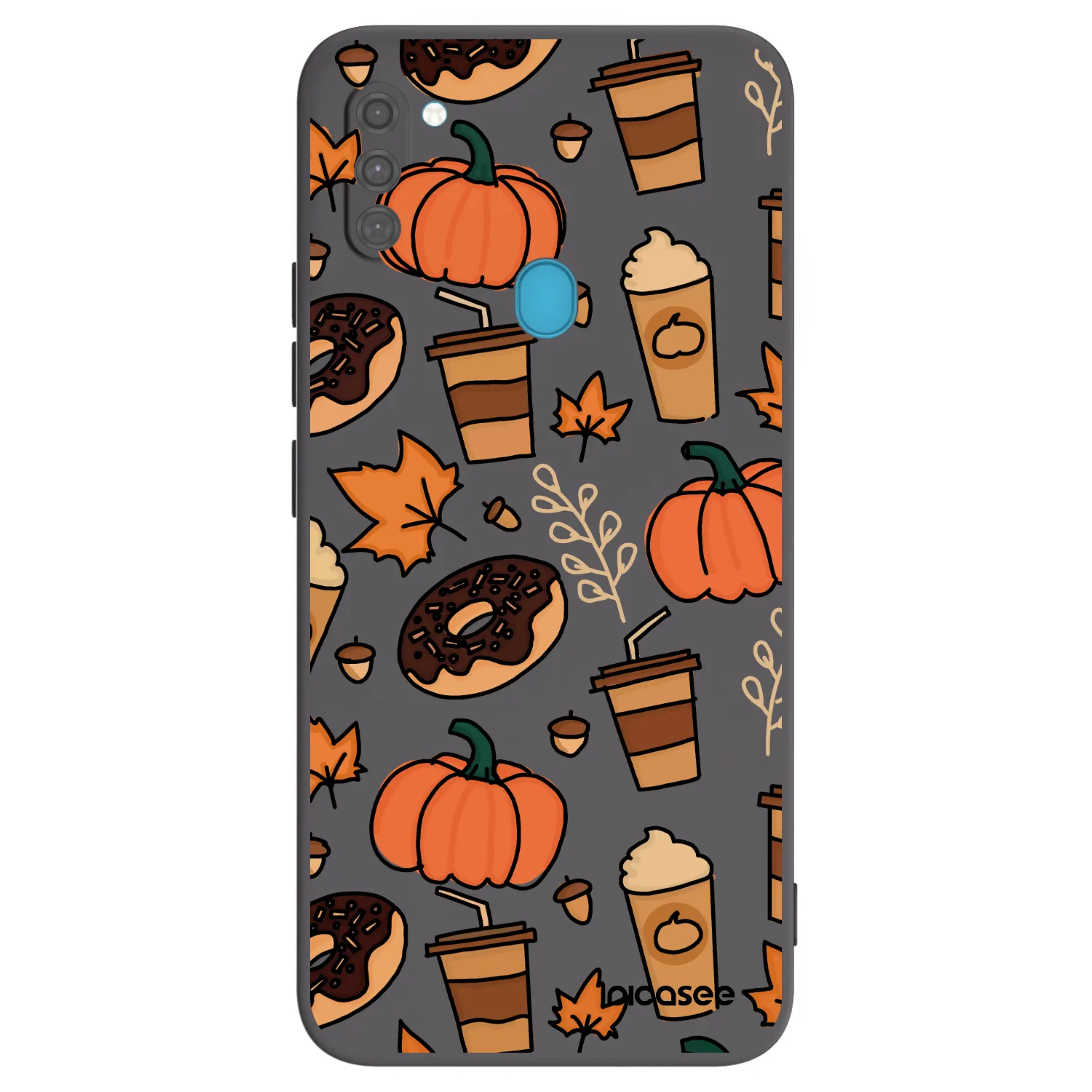 Picasee crna silikonska maskica za Samsung Galaxy M11 - Fallovers