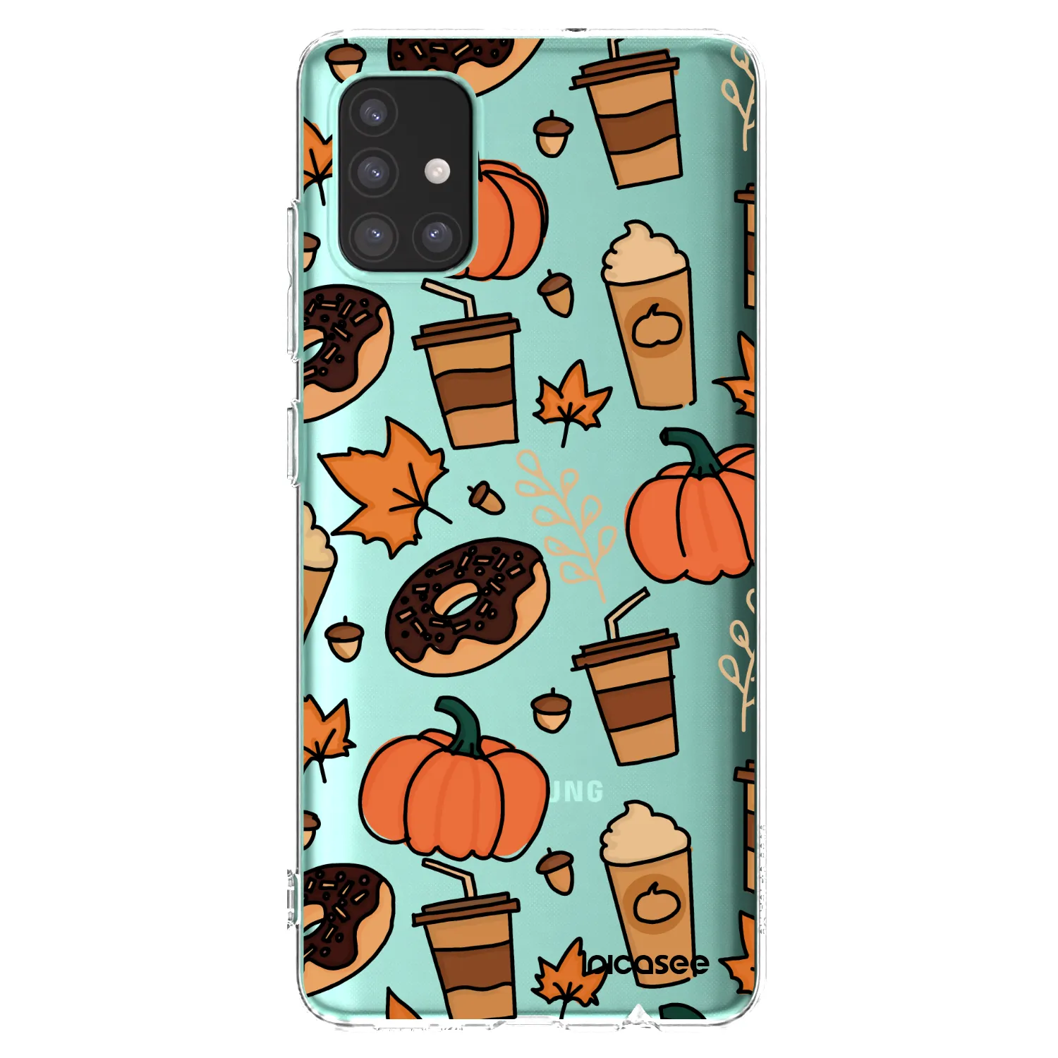 Picasee silikonska prozirna maskica za Samsung Galaxy M51 M515F - Fallovers