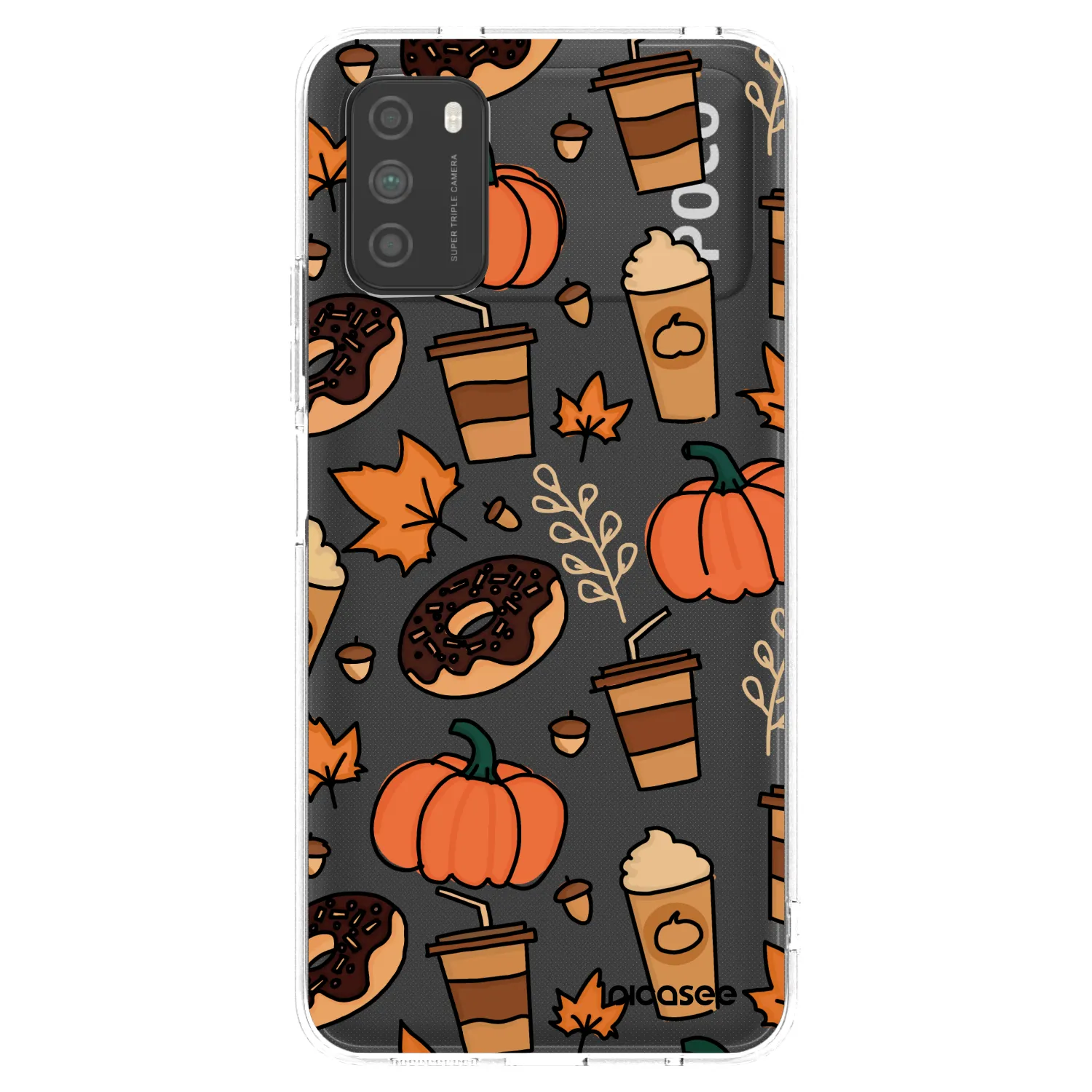 Picasee silikonska prozirna maskica za Xiaomi Poco M3 - Fallovers
