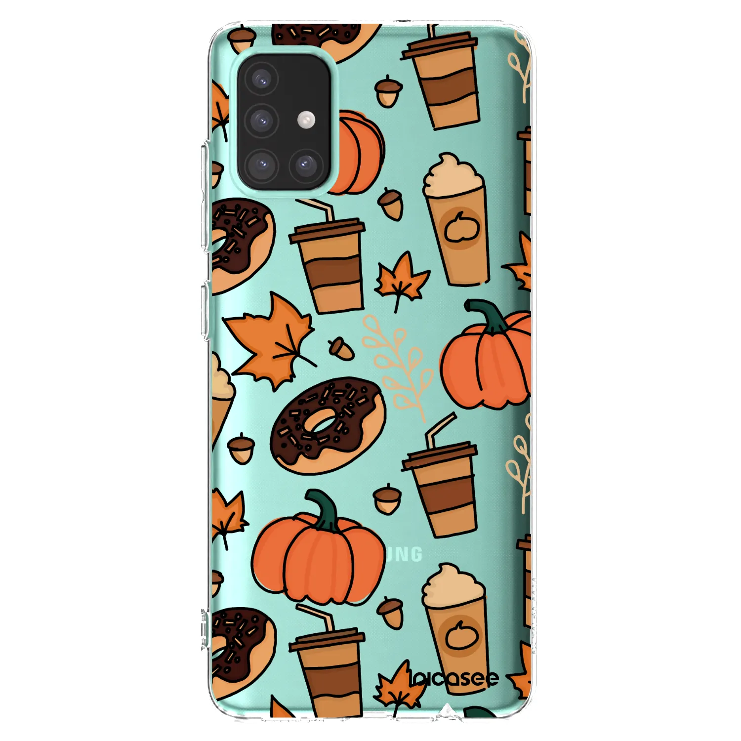 Picasee silikonska prozirna maskica za Samsung Galaxy M31s - Fallovers