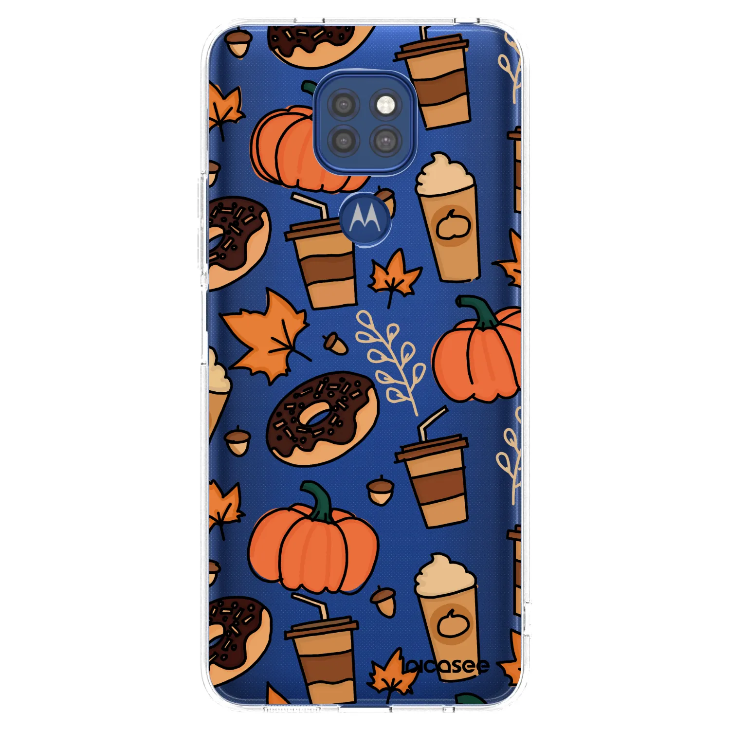 Picasee silikonska prozirna maskica za Motorola Moto G9 Play - Fallovers