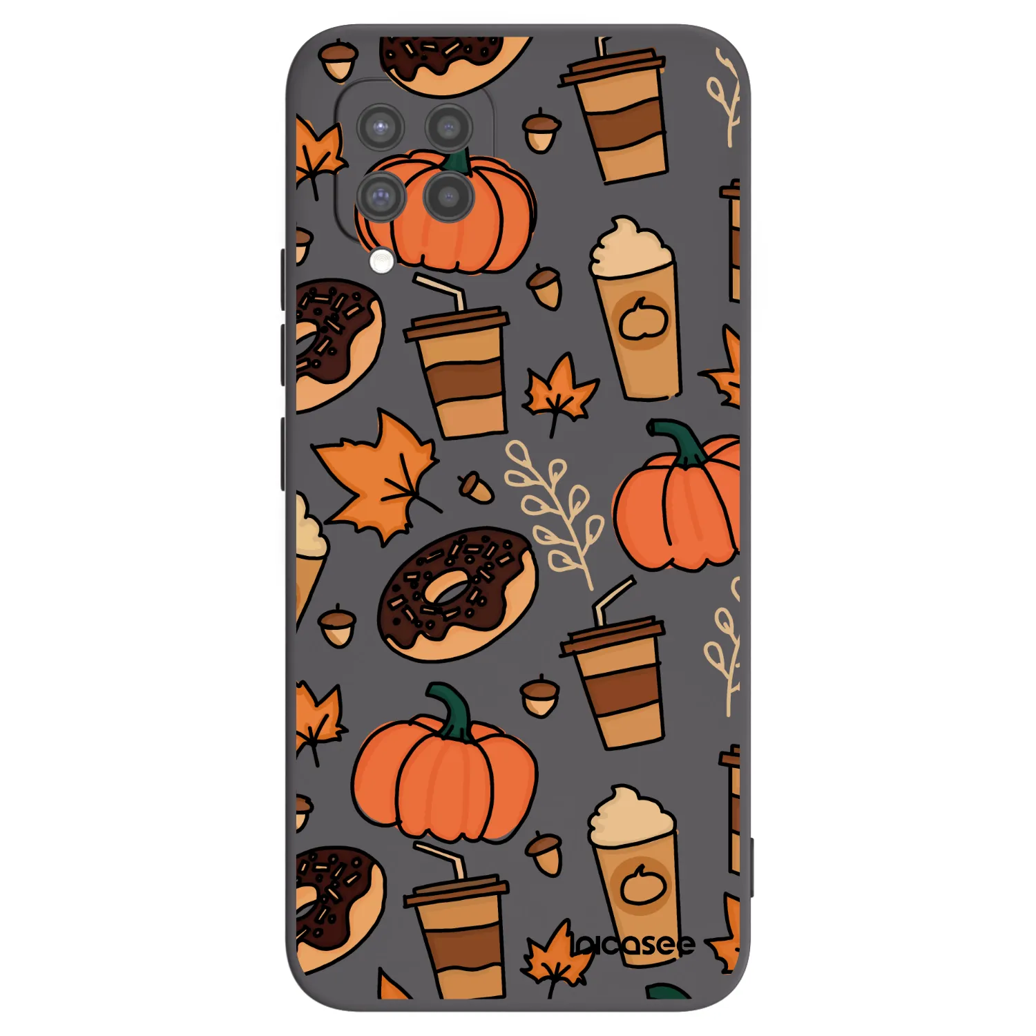 Picasee crna silikonska maskica za Samsung Galaxy A42 A426B - Fallovers