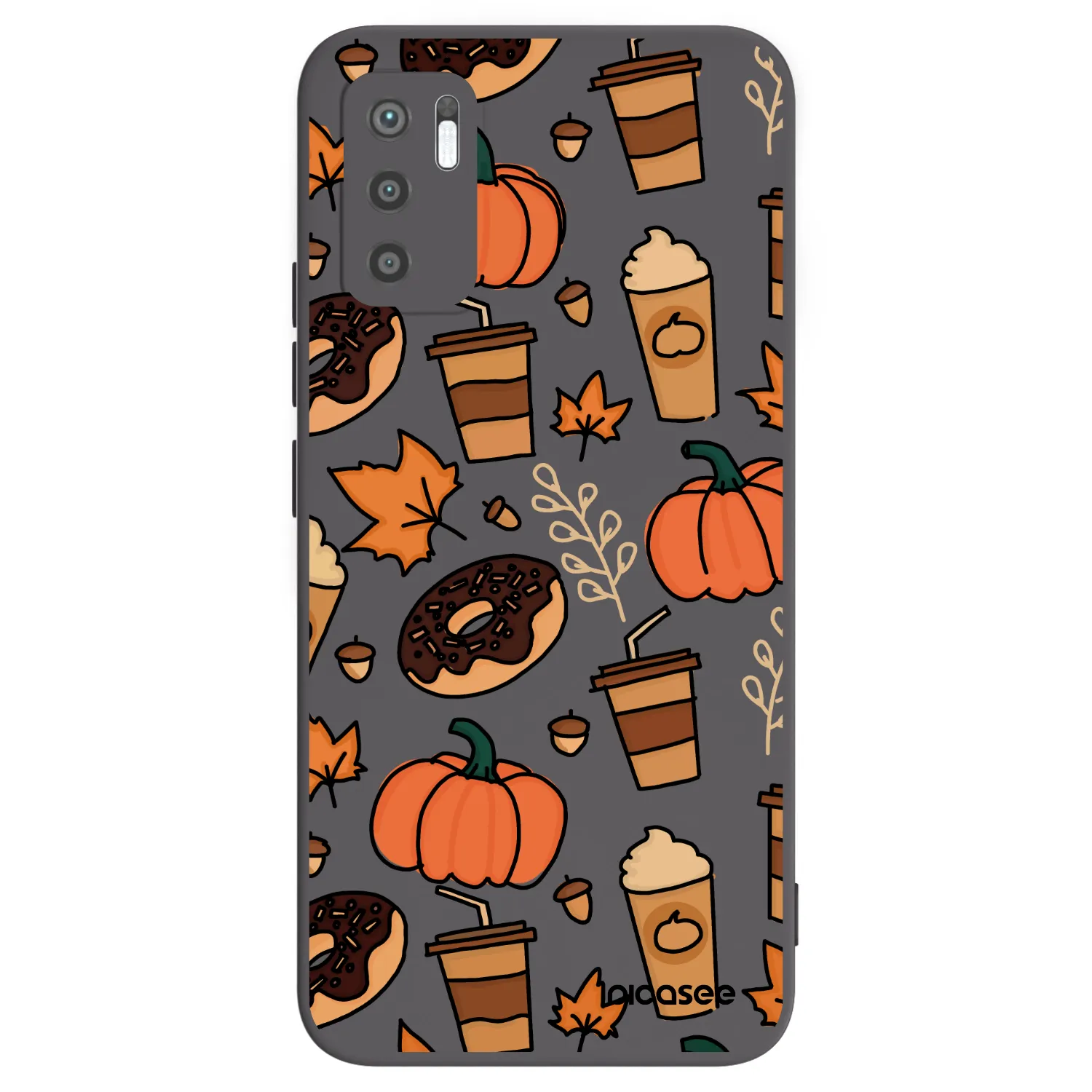 Picasee crna silikonska maskica za Xiaomi Redmi Note 10 5G - Fallovers