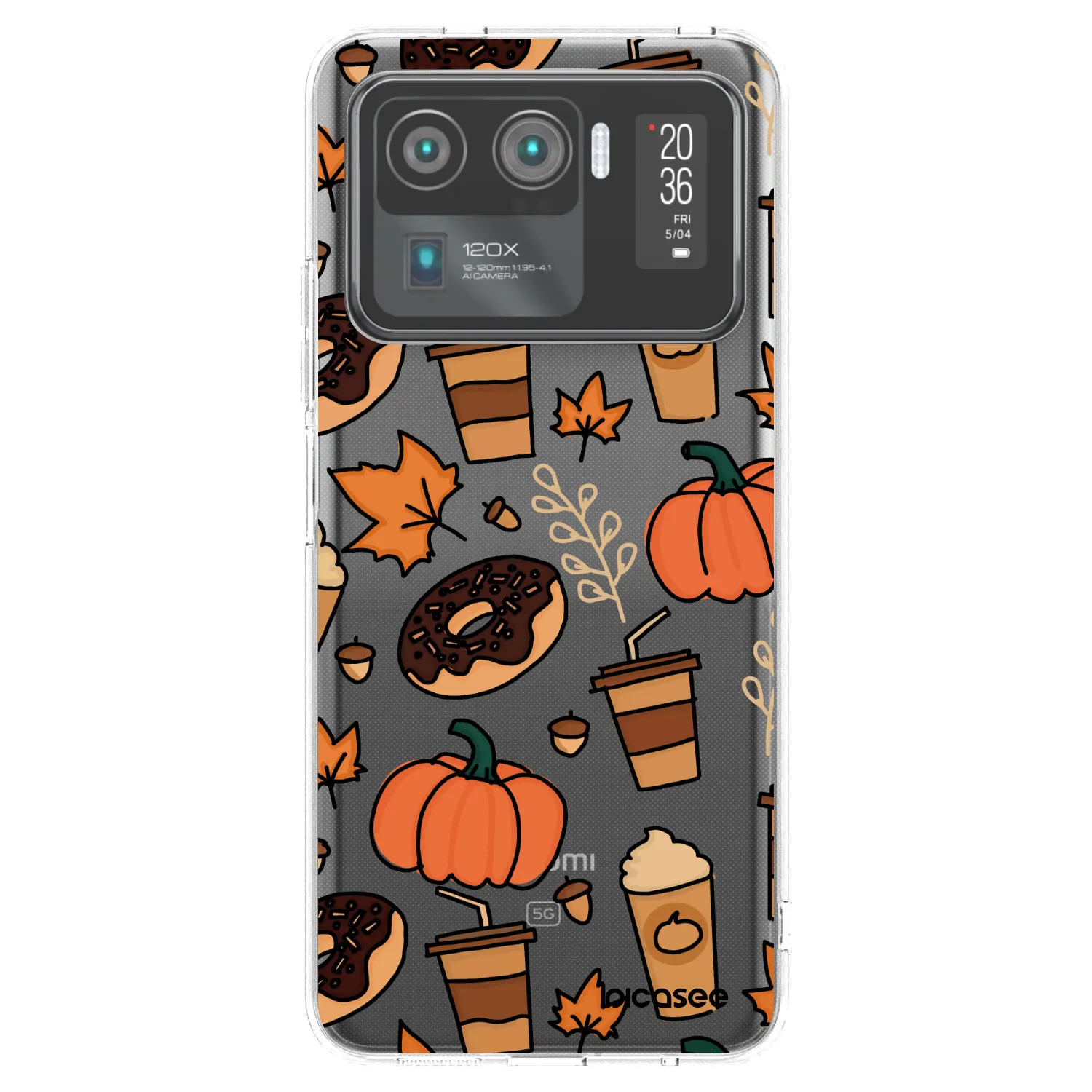 Picasee silikonska prozirna maskica za Xiaomi Mi 11 Ultra - Fallovers