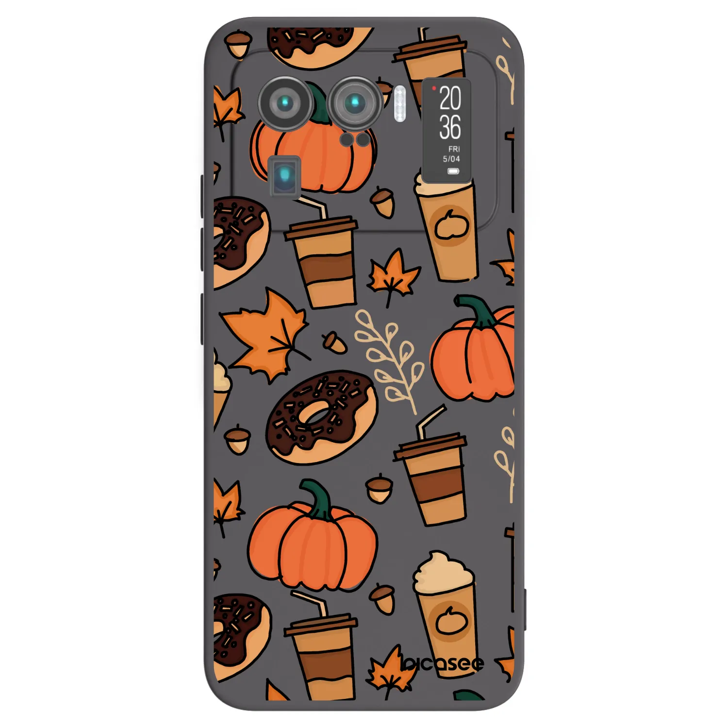 Picasee crna silikonska maskica za Xiaomi Mi 11 Ultra - Fallovers