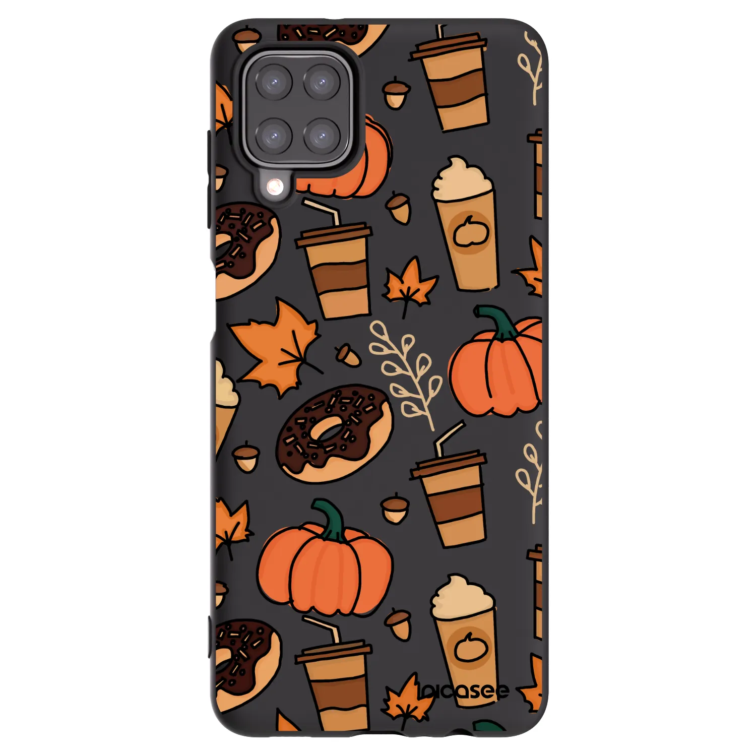 Picasee crna silikonska maskica za Samsung Galaxy M12 M127F - Fallovers