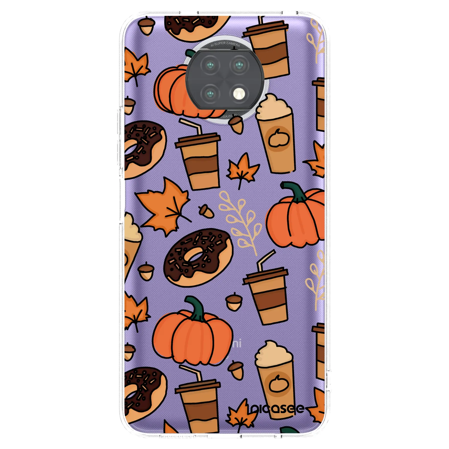 Picasee silikonska prozirna maskica za Xiaomi Redmi Note 9T - Fallovers