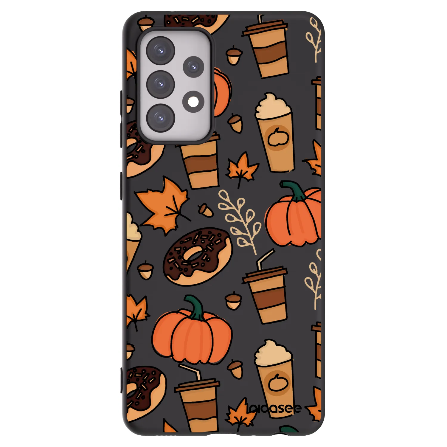 Picasee crna silikonska maskica za Samsung Galaxy A52s 5G A528B - Fallovers