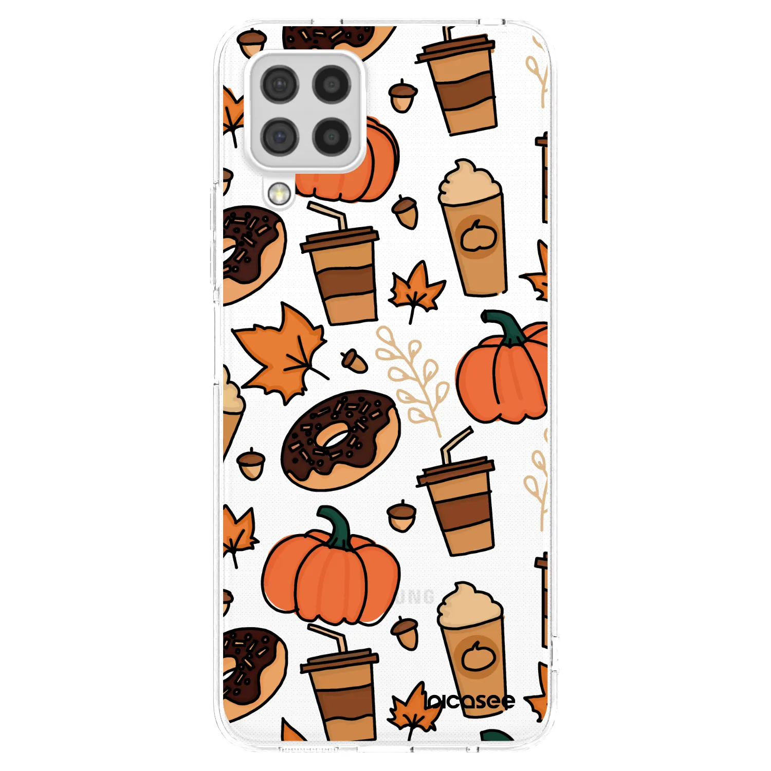 Picasee silikonska prozirna maskica za Samsung Galaxy A22 A225F 4G - Fallovers