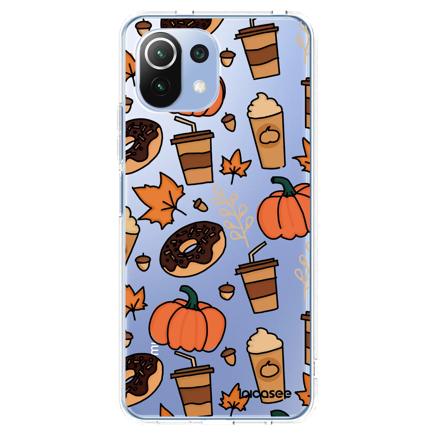 Picasee silikonska prozirna maskica za Xiaomi 11 Lite 5G NE - Fallovers
