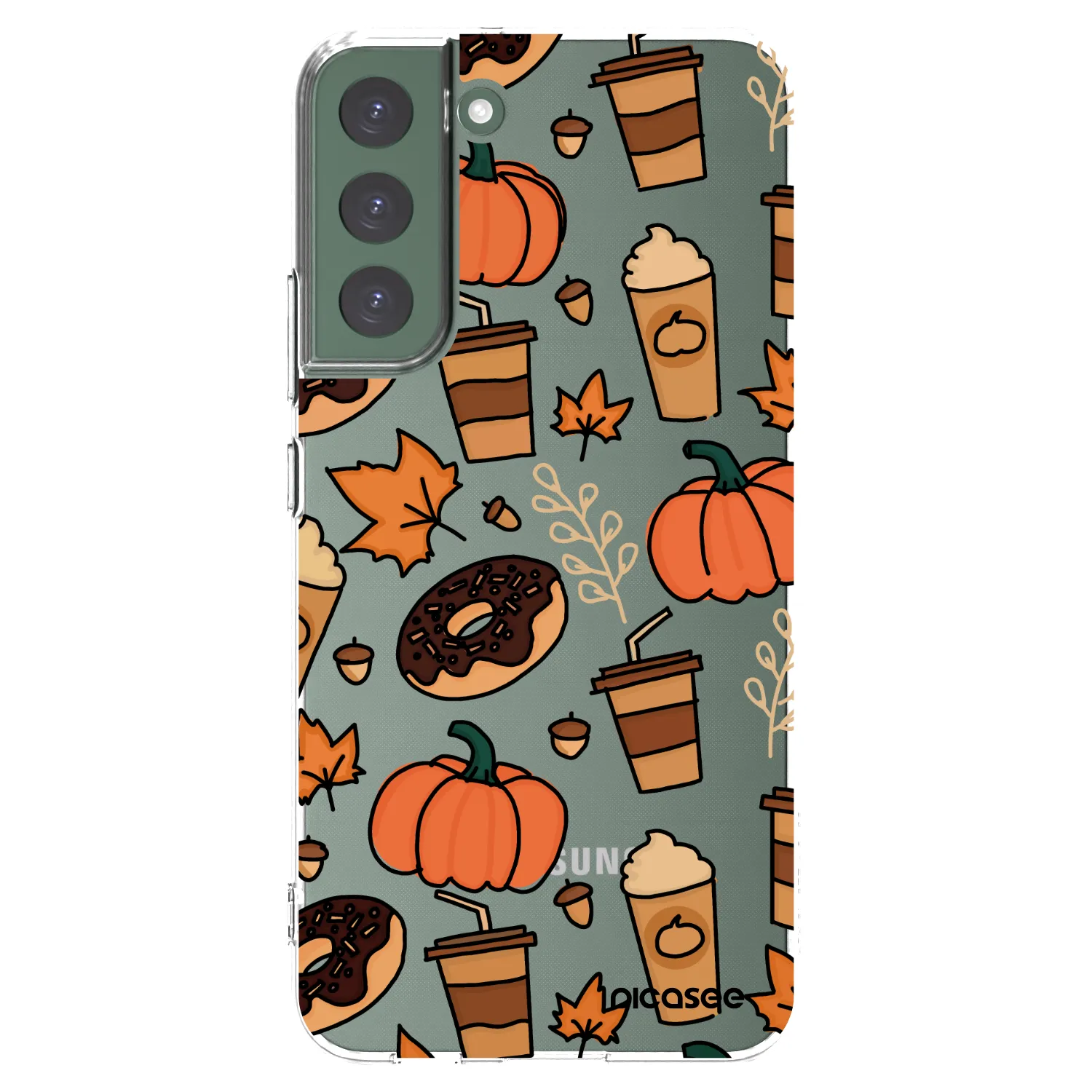Picasee silikonska prozirna maskica za Samsung Galaxy S22+ 5G - Fallovers