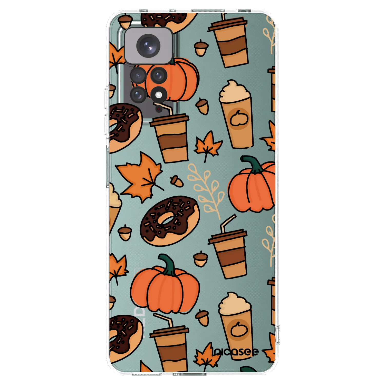Picasee silikonska prozirna maskica za Xiaomi Redmi Note 11S 4G - Fallovers