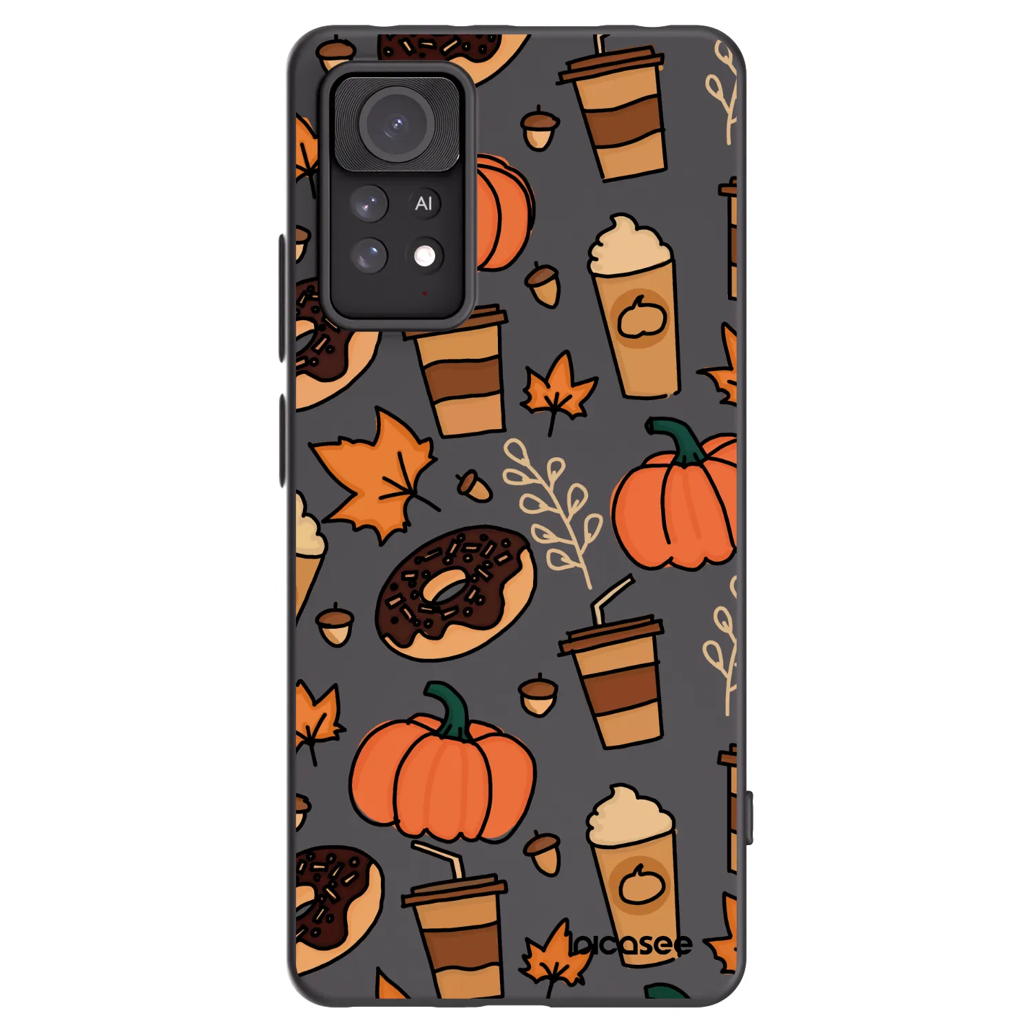 Picasee crna silikonska maskica za Xiaomi Redmi Note 11 Pro 5G - Fallovers