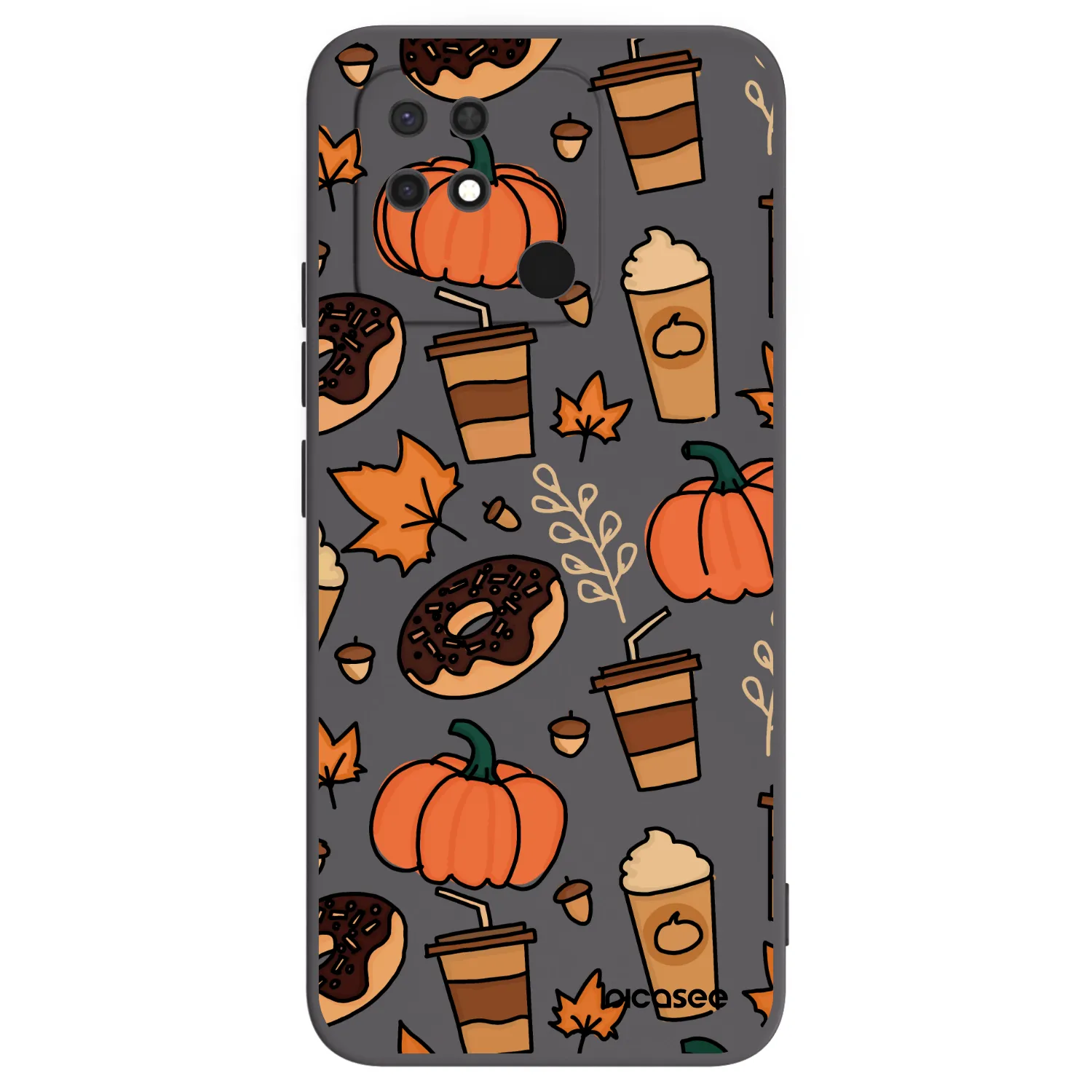Picasee crna silikonska maskica za Xiaomi Redmi 10C - Fallovers