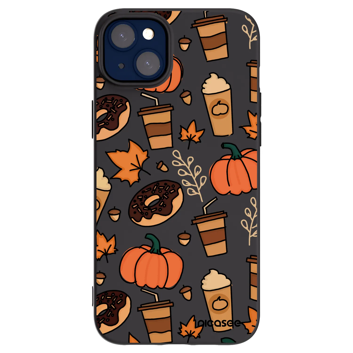 Picasee crna silikonska maskica za Apple iPhone 14 Plus - Fallovers