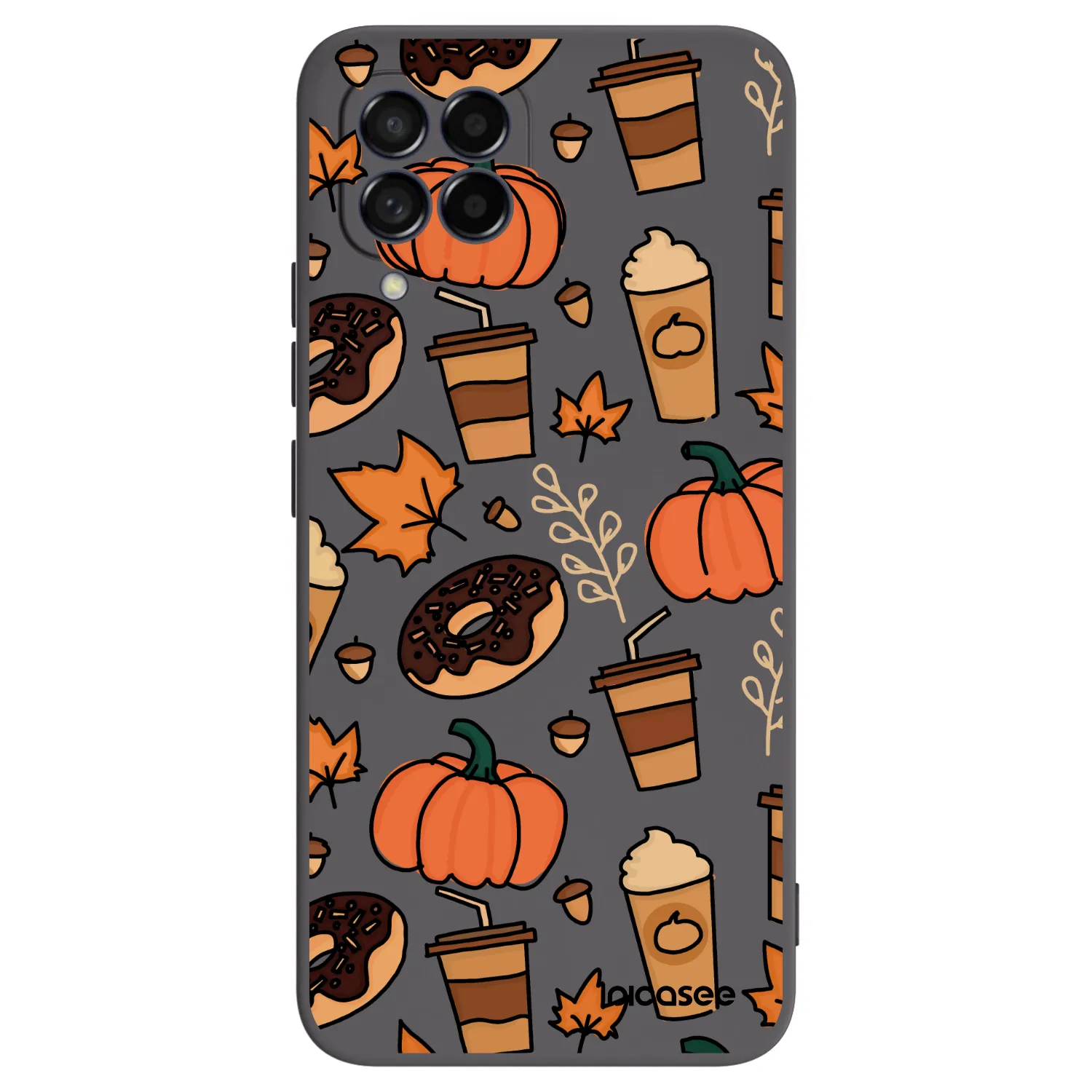 Picasee crna silikonska maskica za Samsung Galaxy M53 5G - Fallovers