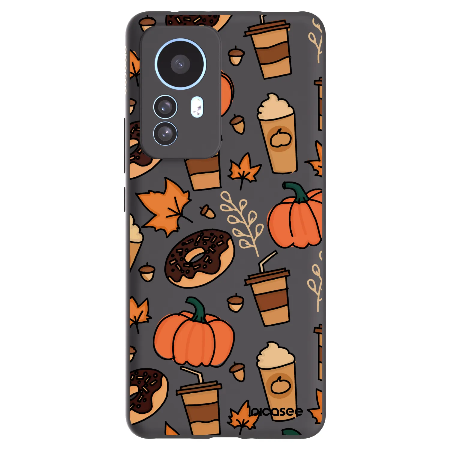 Picasee crna silikonska maskica za Xiaomi 12T - Fallovers