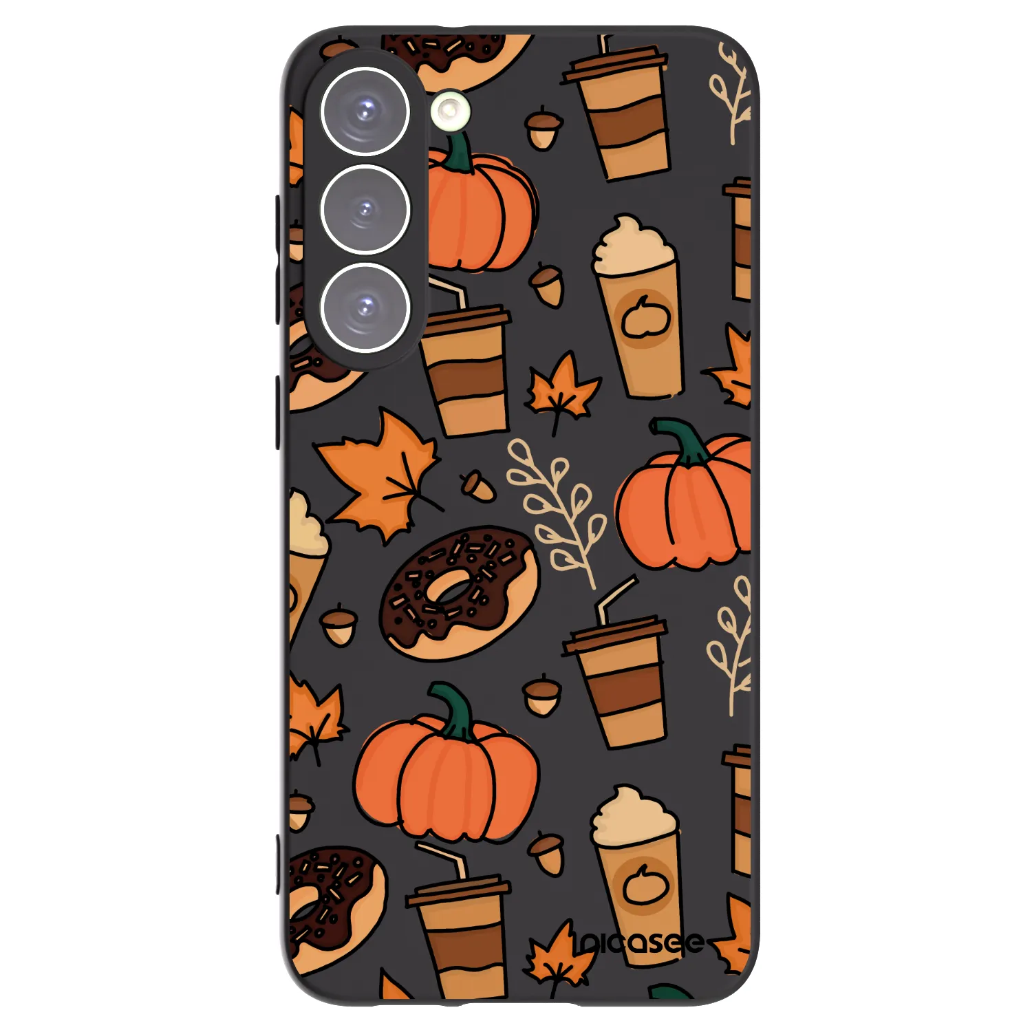 Picasee crna silikonska maskica za Samsung Galaxy S23+ 5G - Fallovers