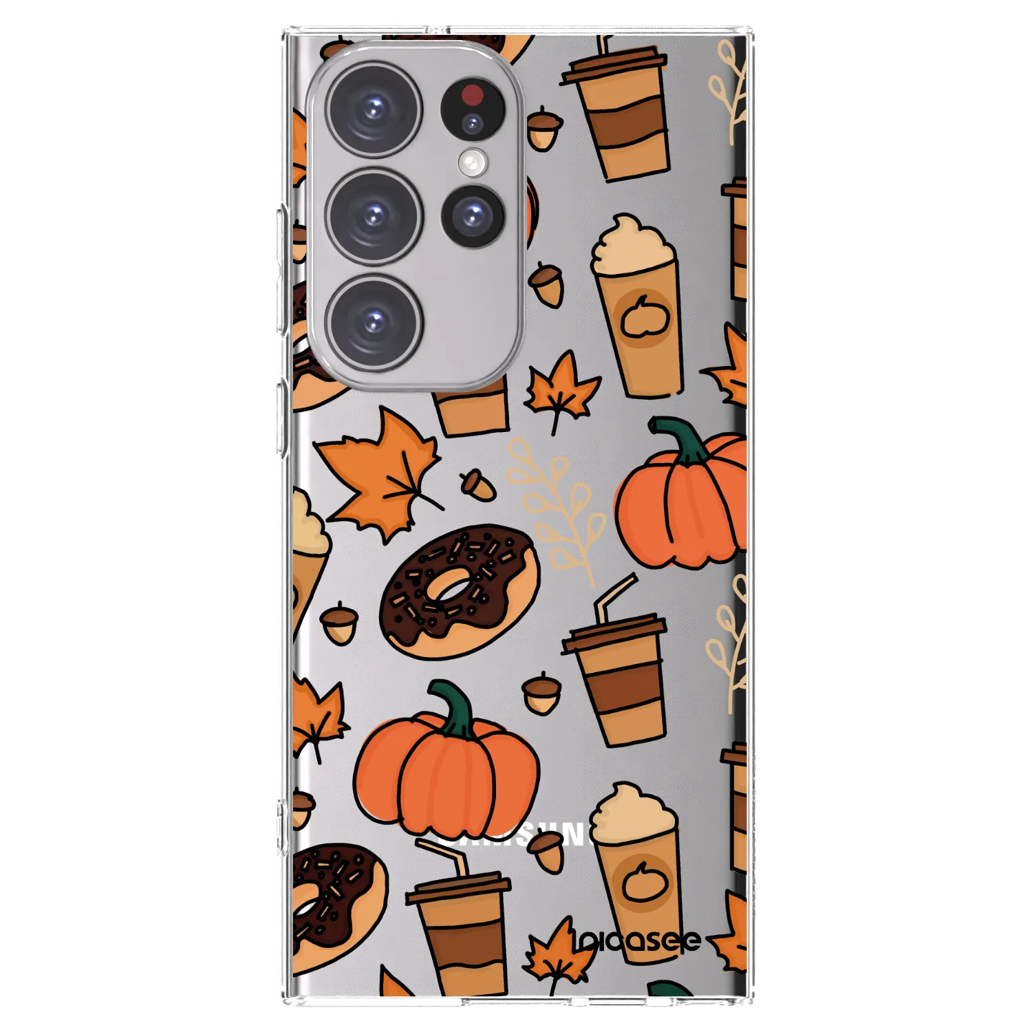 Picasee silikonska prozirna maskica za Samsung Galaxy S23 Ultra 5G - Fallovers