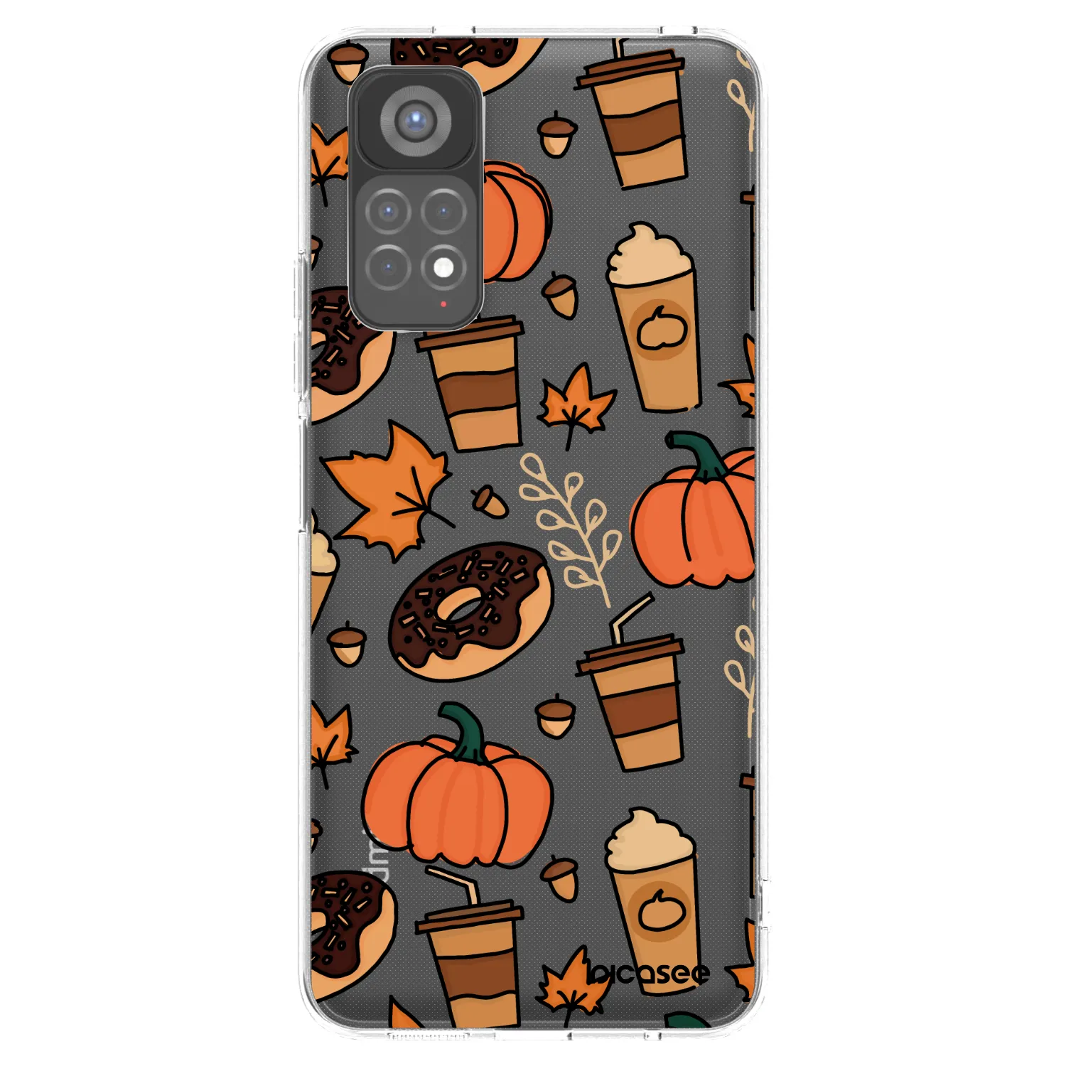 Picasee silikonska prozirna maskica za Xiaomi Redmi Note 11S 5G - Fallovers