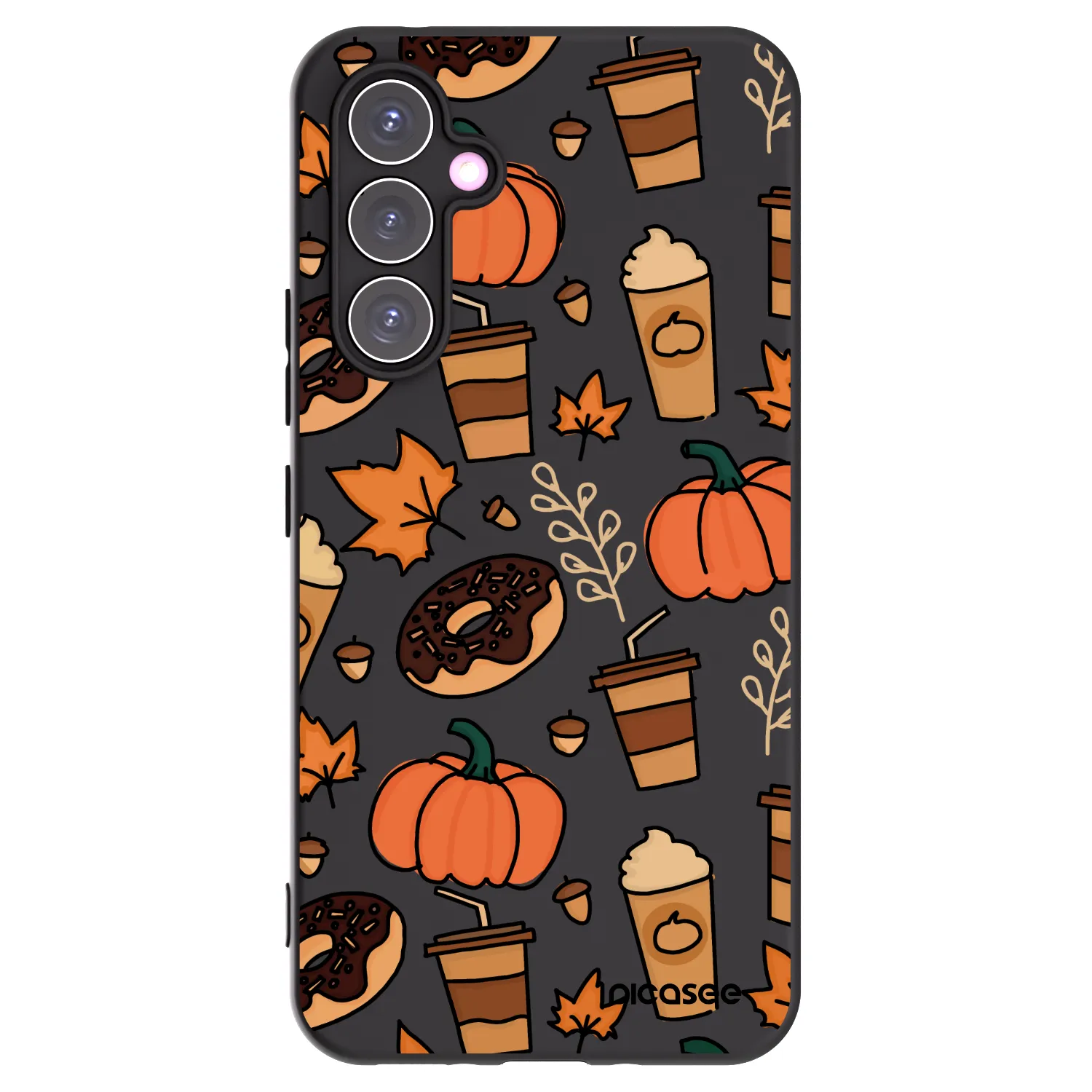 Picasee crna silikonska maskica za Samsung Galaxy A54 5G A546B - Fallovers