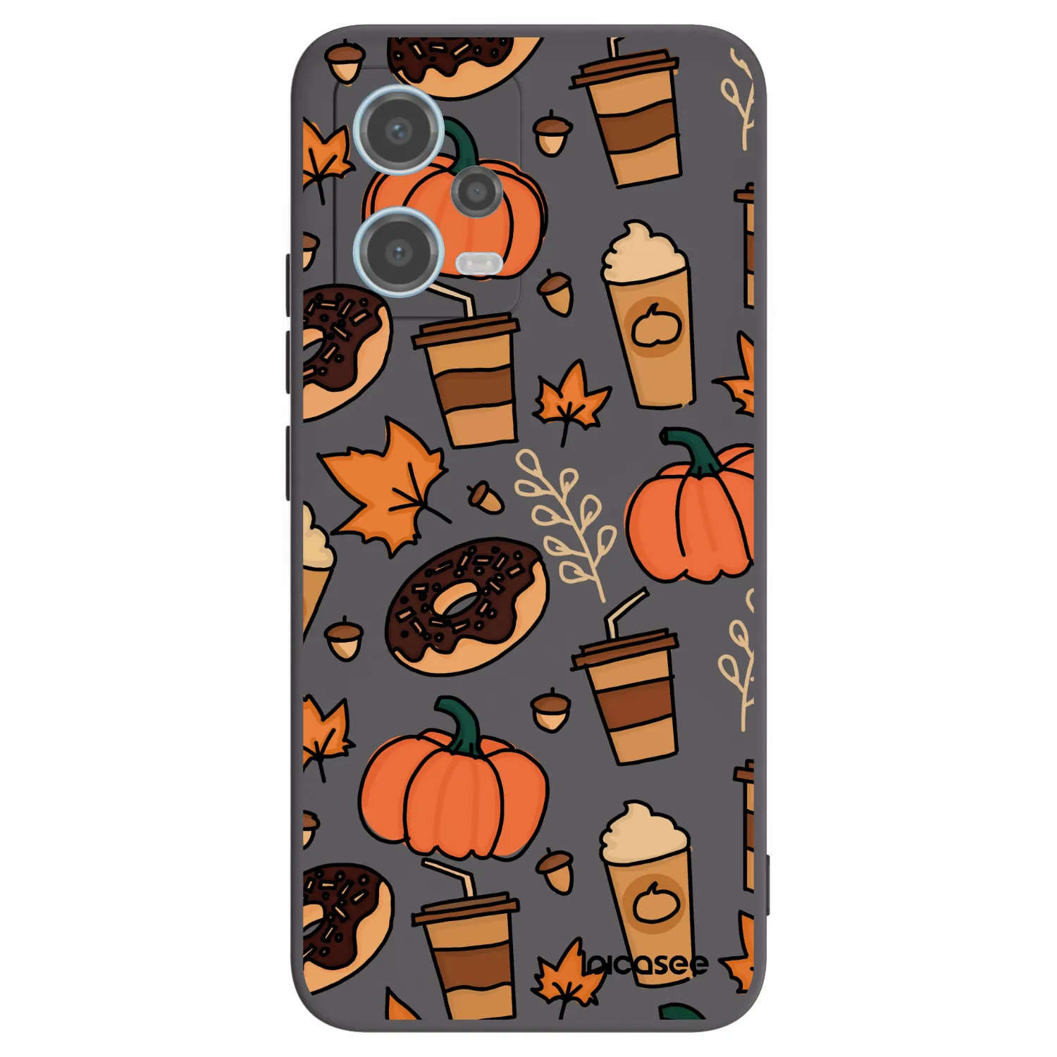 Picasee crna silikonska maskica za Xiaomi Redmi Note 12 5G - Fallovers