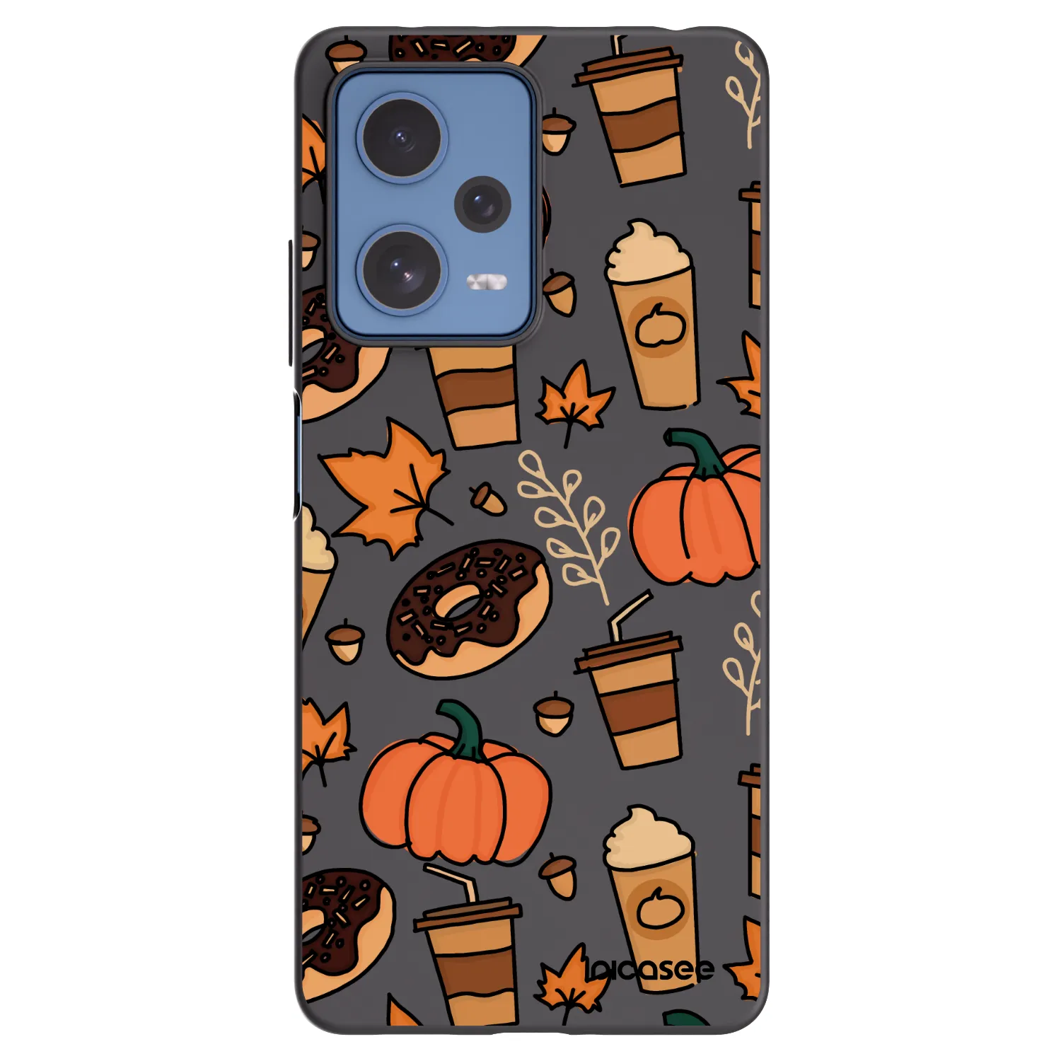 Picasee crna silikonska maskica za Xiaomi Redmi Note 12 Pro 5G - Fallovers