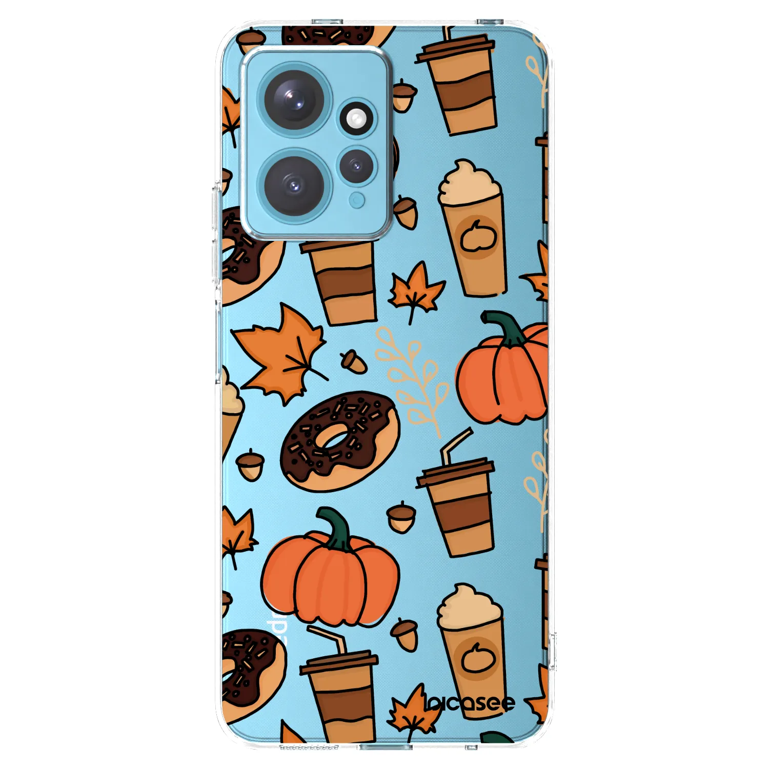 Picasee silikonska prozirna maskica za Xiaomi Redmi Note 12 4G - Fallovers