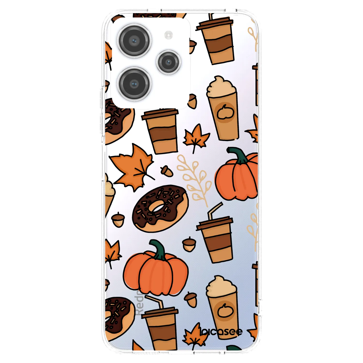 Picasee silikonska prozirna maskica za Xiaomi Redmi 12 4G - Fallovers
