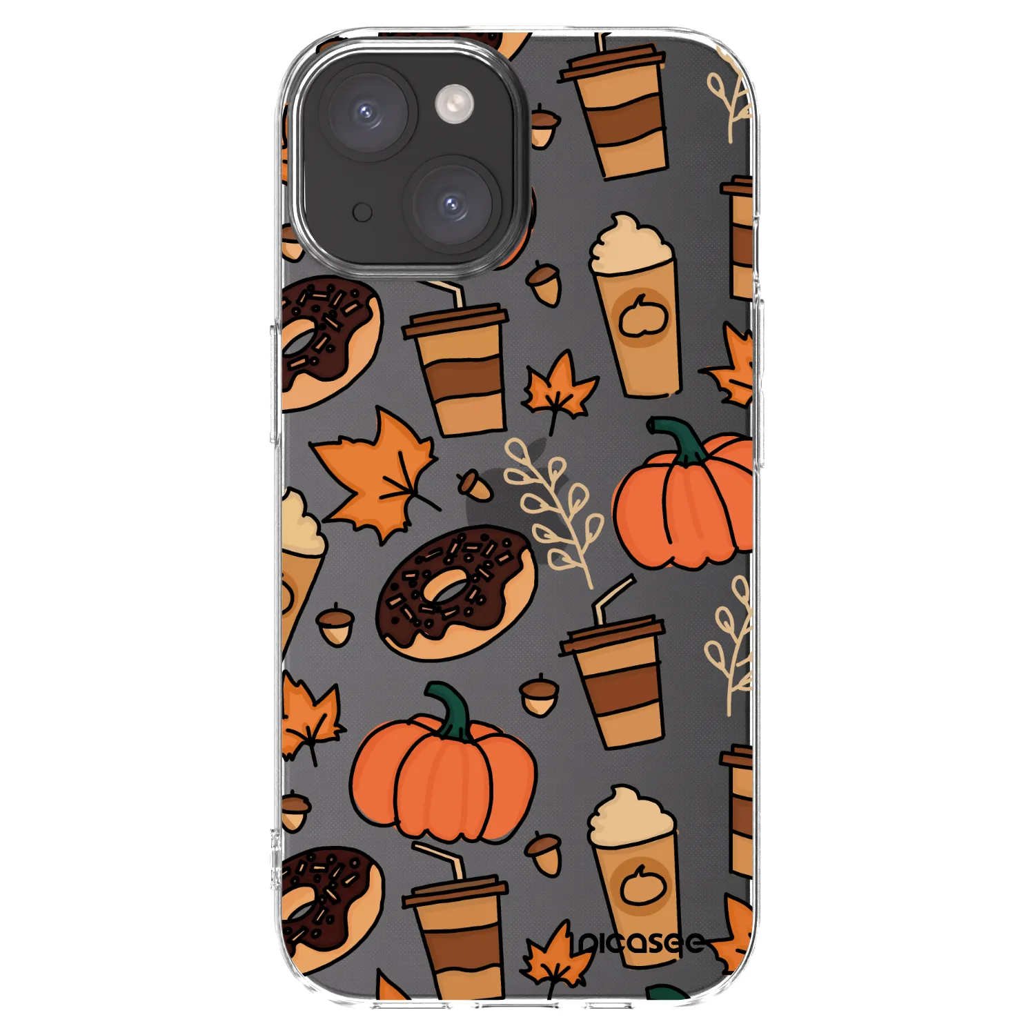 Picasee silikonska prozirna maskica za Apple iPhone 15 - Fallovers