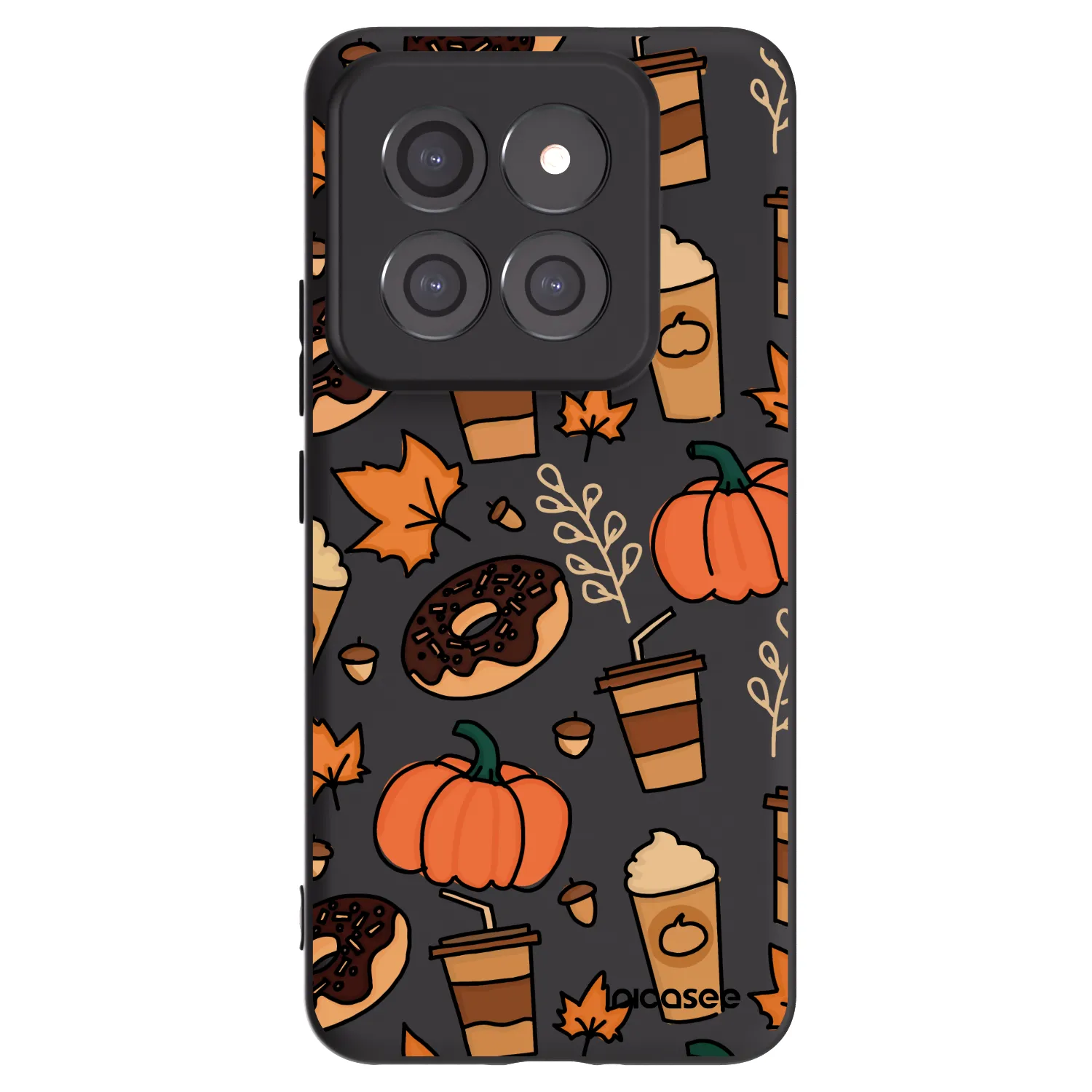 Picasee crna silikonska maskica za Xiaomi 14 Pro - Fallovers