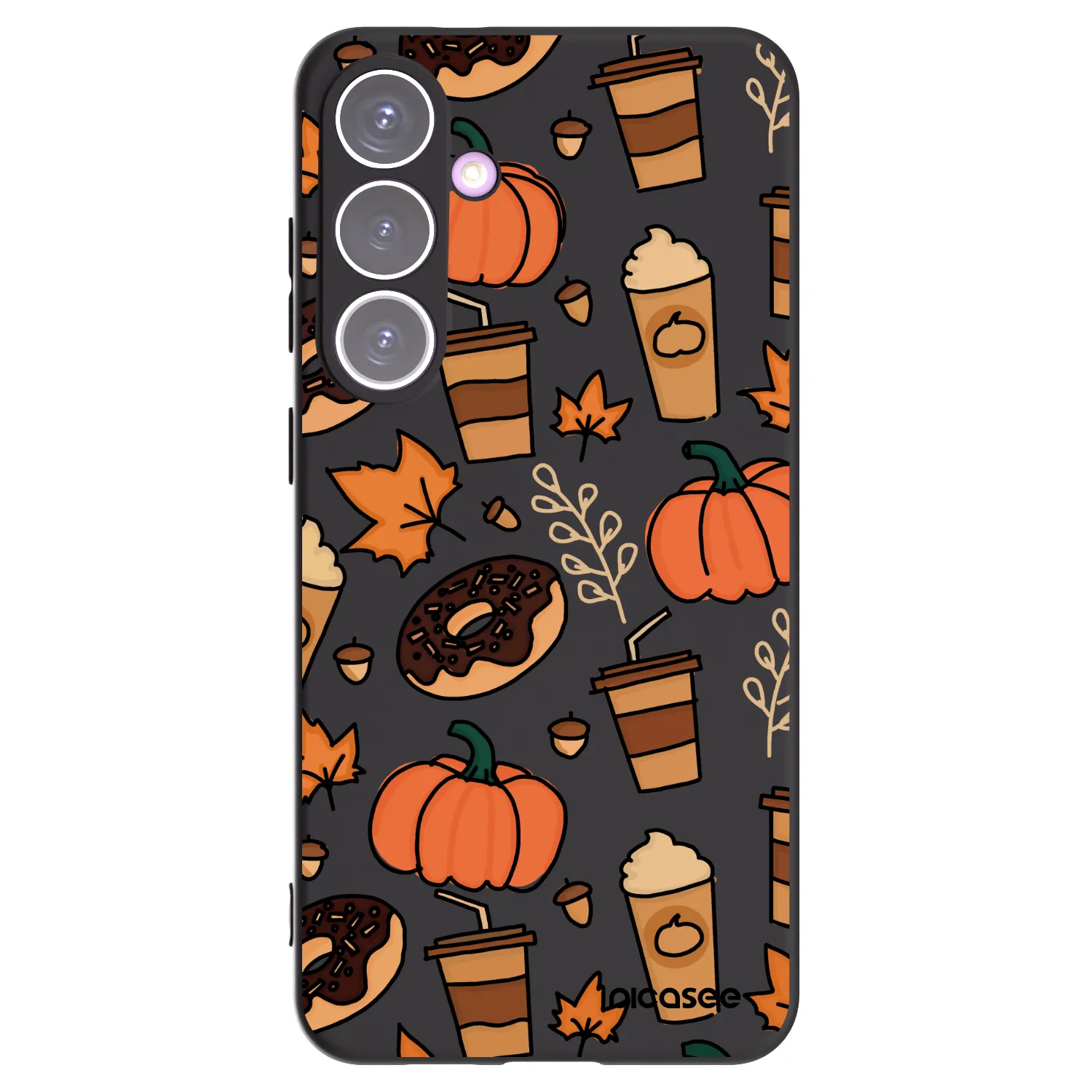 Picasee crna silikonska maskica za Samsung Galaxy S24+ S926B 5G - Fallovers