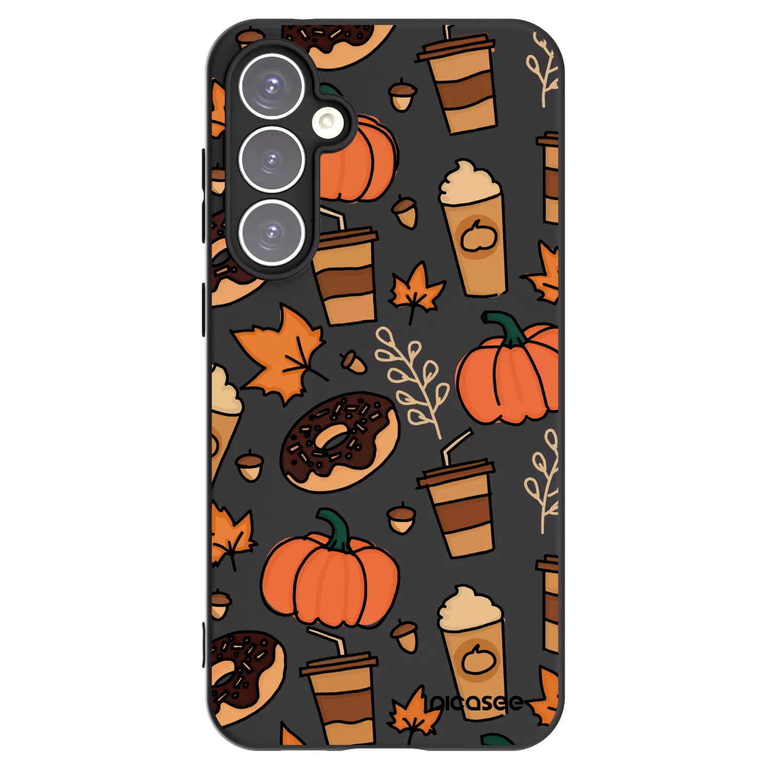 Picasee crna silikonska maskica za Samsung Galaxy S23 FE S711B - Fallovers