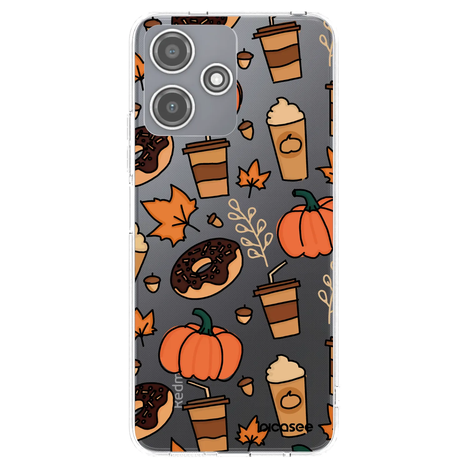 Picasee silikonska prozirna maskica za Xiaomi Redmi 12 5G - Fallovers