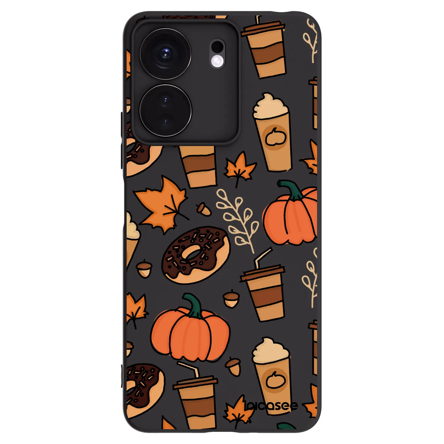 Picasee crna silikonska maskica za Xiaomi Redmi 13C 4G - Fallovers